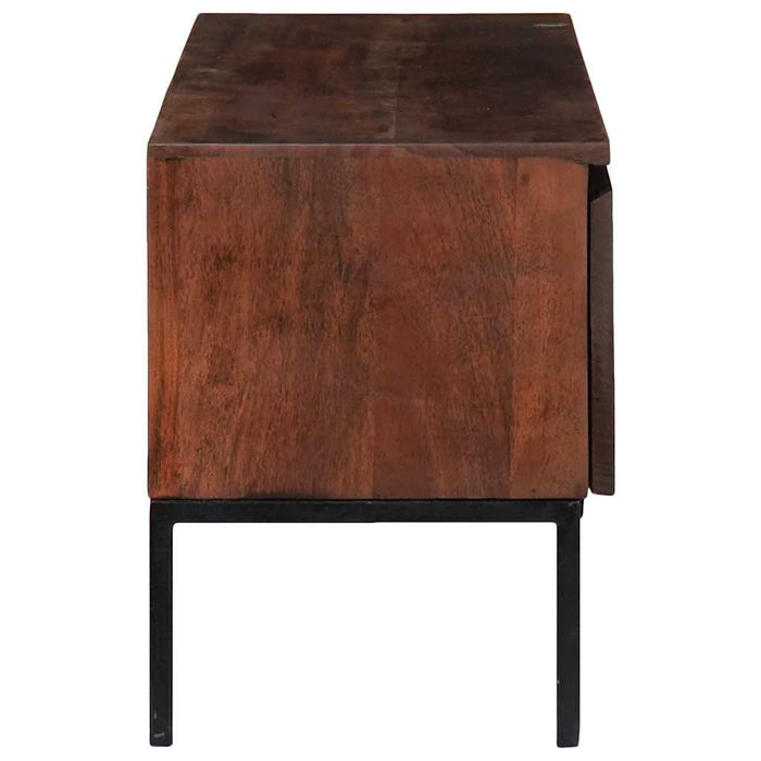 Cabinet TV maro miere 110 x 30 x 36 cm lemn masiv de acacia - WALTI WALTI