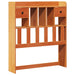 Pat bibliotecă fără saltea maro ceruit 75x190 cm lemn masiv pin - WALTI WALTI
