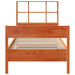 Pat bibliotecă fără saltea maro ceruit 75x190 cm lemn masiv pin - WALTI WALTI