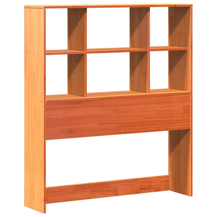 Pat bibliotecă fără saltea maro ceruit 75x190 cm lemn masiv pin - WALTI WALTI