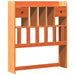 Pat bibliotecă fără saltea maro ceruit 75x190 cm lemn masiv pin - WALTI WALTI