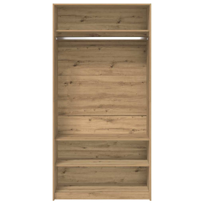 Șifonier, Stejar artizanal, 100x50x200 cm, lemn prelucrat - WALTI WALTI