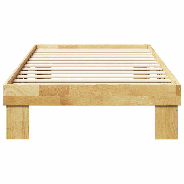 Cadru de pat fără saltea 75x190 cm din lemn masiv de stejar - WALTI WALTI