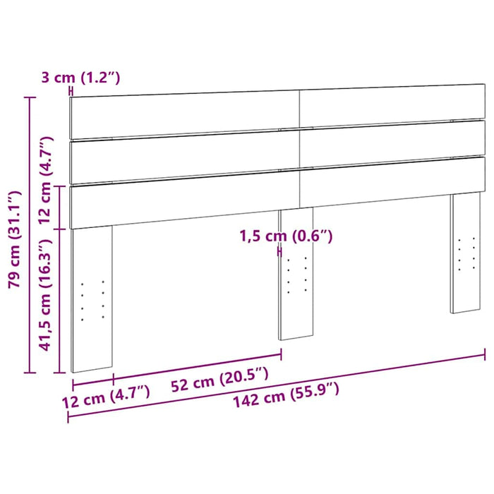 tăblie 140 cm lemn masiv de stejar - WALTI WALTI