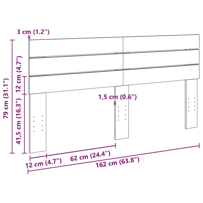tăblie 160 cm lemn masiv de stejar - WALTI WALTI