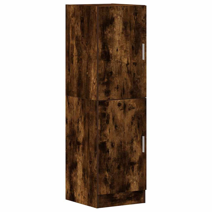 Set dulap de bucătărie din 2 piese din lemn de stejar afumat - WALTI WALTI