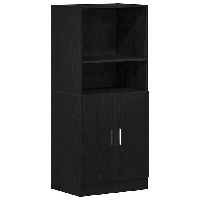 Set dulap de bucătărie 3 piese Lemn negru prelucrat - WALTI WALTI