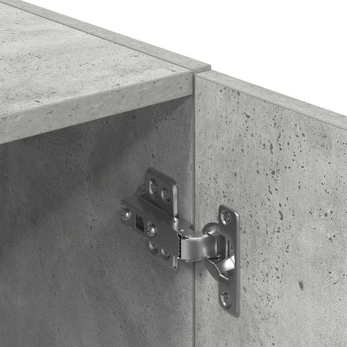 Set dulap de bucătărie 3 piese Lemn prelucrat gri beton - WALTI WALTI