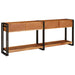 Mese consolă 2 pcs Maro 200 x 33 x 75 cm Lemn masiv de acacia - WALTI WALTI