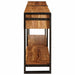 Mese consolă 2 pcs Maro 200 x 33 x 75 cm Lemn masiv de acacia - WALTI WALTI