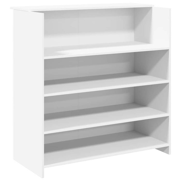 Birou de recepție, alb, 100x50x103,5 cm, lemn stratificat WALTI