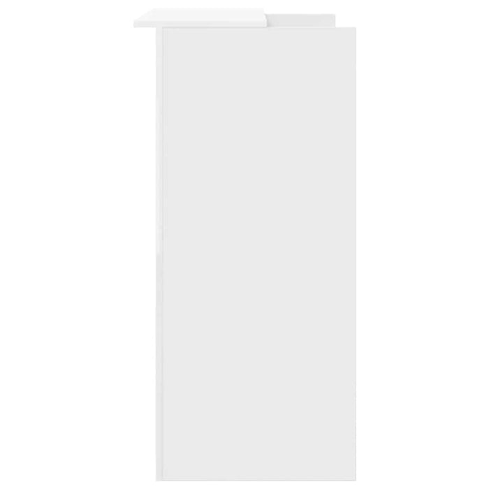 Birou de recepție, alb, 100x50x103,5 cm, lemn stratificat WALTI
