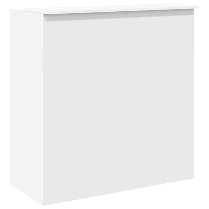 Birou de recepție, alb, 100x50x103,5 cm, lemn stratificat WALTI