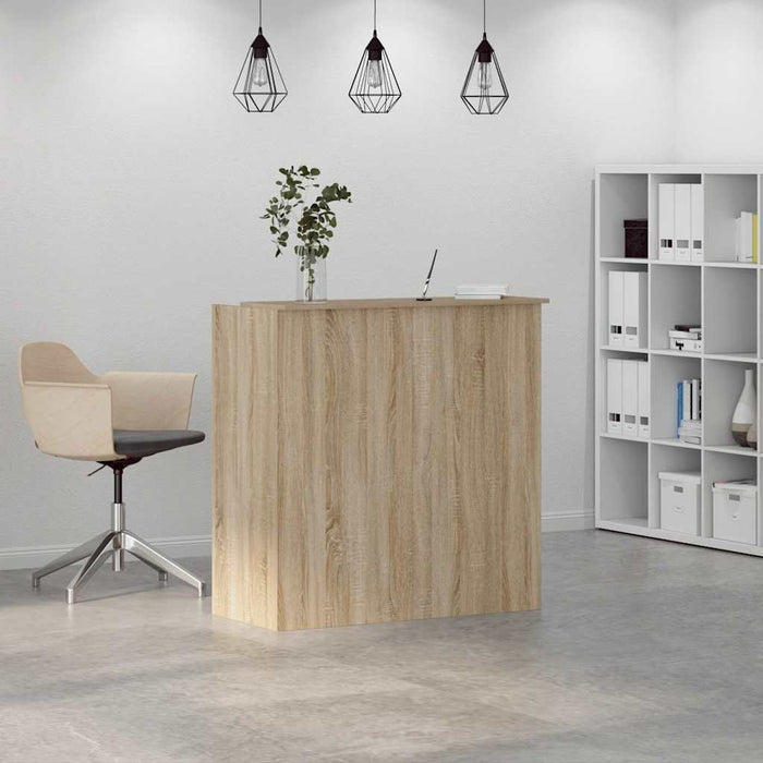 Birou de recepție din stejar Sonoma, 100x50x103,5 cm, lemn stratificat WALTI