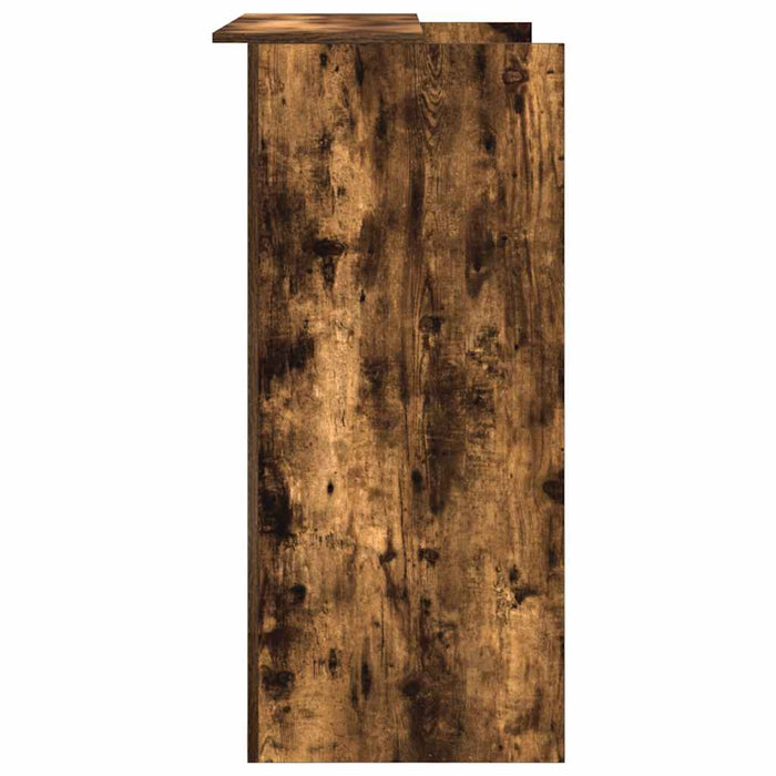 Birou de recepție stejar afumat 100x50x103,5 cm lemn prelucrat - WALTI WALTI
