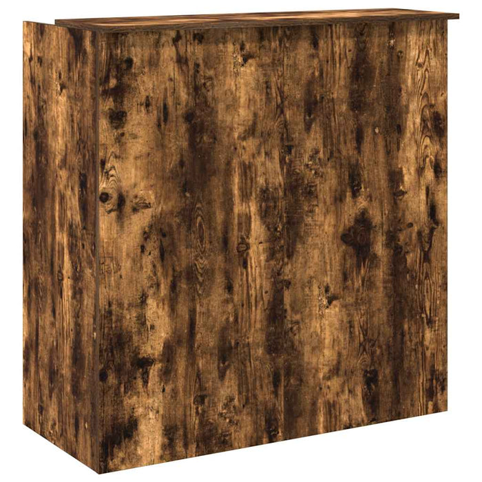 Birou de recepție stejar afumat 100x50x103,5 cm lemn prelucrat - WALTI WALTI