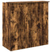 Birou de recepție stejar afumat 100x50x103,5 cm lemn prelucrat - WALTI WALTI