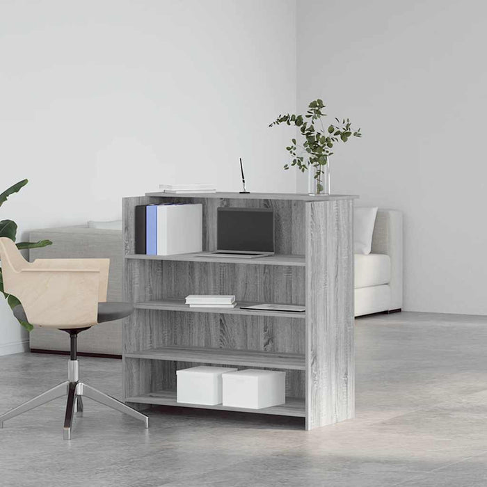 Birou de recepție Gri Sonoma 100x50x103,5 cm Lemn prelucrat - WALTI WALTI
