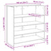 Birou de recepție Gri Sonoma 100x50x103,5 cm Lemn prelucrat - WALTI WALTI