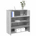 Birou de recepție Gri Sonoma 100x50x103,5 cm Lemn prelucrat - WALTI WALTI
