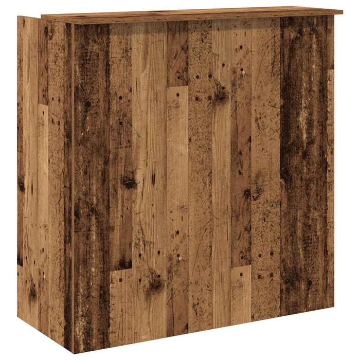 Birou de recepție Lemn vechi 100x50x103,5 cm Lemn prelucrat - WALTI WALTI