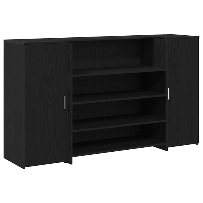 Birou de recepție din stejar negru 180x50x103,5 cm, lemn stratificat - WALTI WALTI
