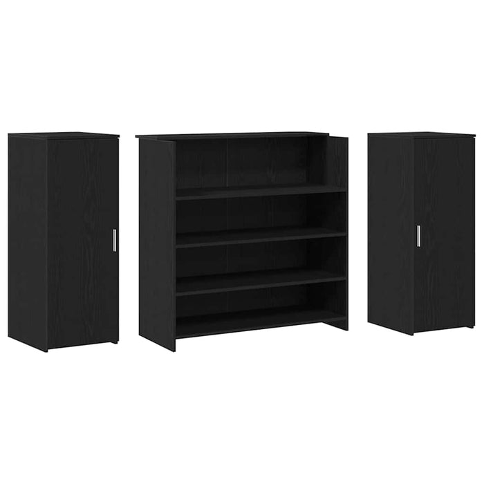 Birou de recepție din stejar negru 180x50x103,5 cm, lemn stratificat - WALTI WALTI