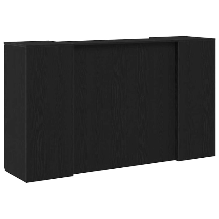 Birou de recepție din stejar negru 180x50x103,5 cm, lemn stratificat - WALTI WALTI