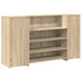 Birou de recepție Stejar Sonoma 180x50x103,5 cm Lemn prelucrat - WALTI WALTI
