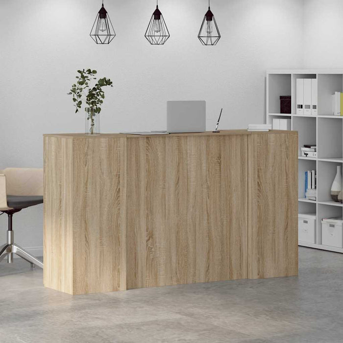 Birou de recepție Stejar Sonoma 180x50x103,5 cm Lemn prelucrat - WALTI WALTI