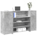 Birou de recepție Gri beton 180x50x103,5 cm Lemn prelucrat - WALTI WALTI