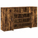 Birou de recepție stejar afumat 180x50x103,5 cm lemn prelucrat - WALTI WALTI