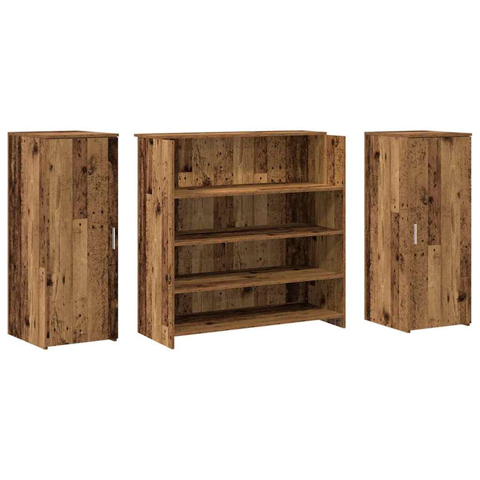 Birou de recepție Lemn vechi 180x50x103,5 cm Lemn prelucrat - WALTI WALTI