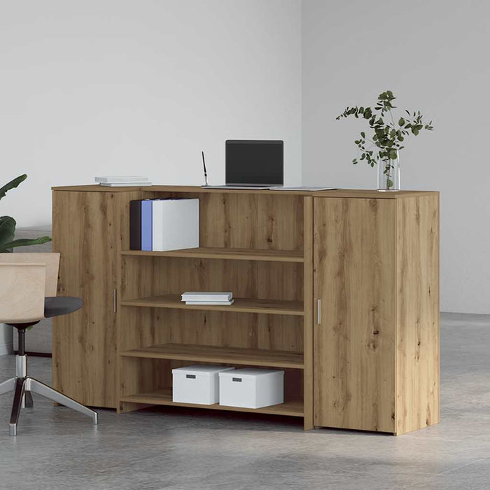 Birou de recepție Stejar Artisan 180x50x103,5 cm Lemn prelucrat - WALTI WALTI
