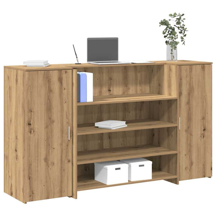 Birou de recepție Stejar Artisan 180x50x103,5 cm Lemn prelucrat - WALTI WALTI