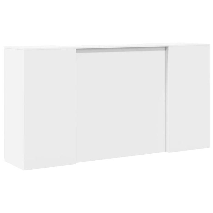 Birou de recepție, alb, 200x50x103,5 cm, lemn stratificat WALTI
