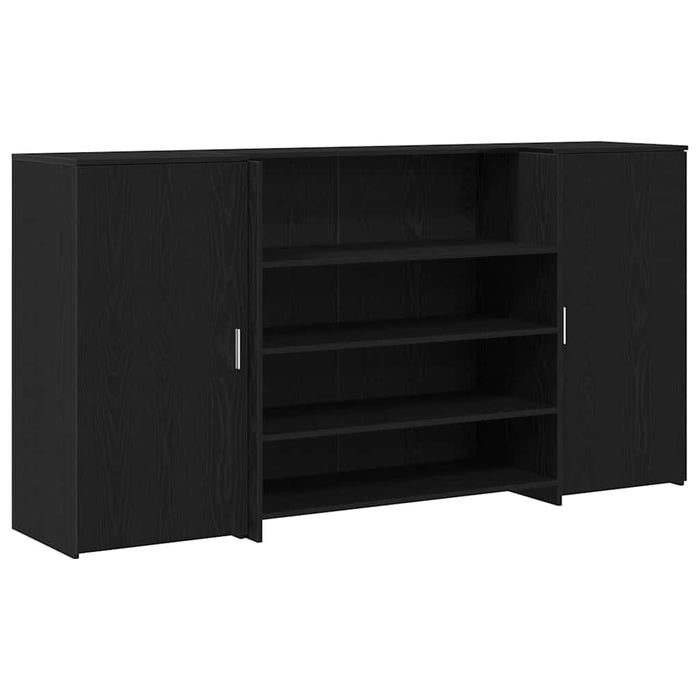 Birou de recepție Stejar negru 200x50x103,5 cm Lemn prelucrat - WALTI WALTI