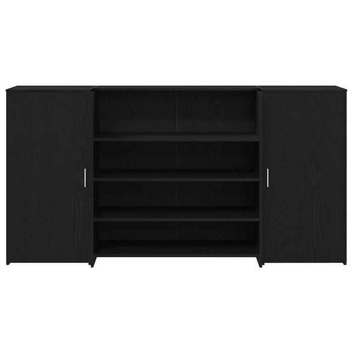 Birou de recepție Stejar negru 200x50x103,5 cm Lemn prelucrat - WALTI WALTI