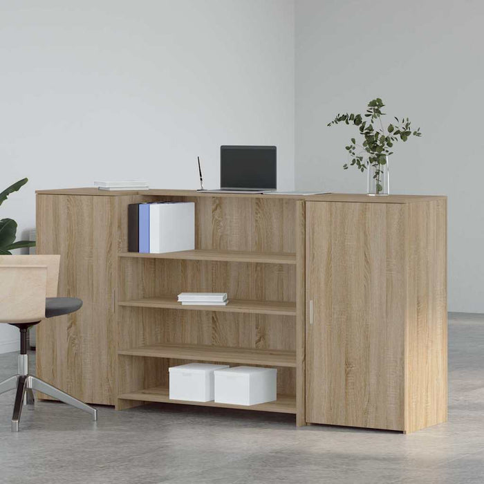 Birou de recepție Stejar Sonoma 200x50x103,5 cm Lemn prelucrat - WALTI WALTI