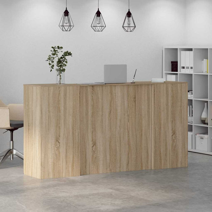 Birou de recepție Stejar Sonoma 200x50x103,5 cm Lemn prelucrat - WALTI WALTI