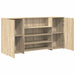 Birou de recepție Stejar Sonoma 200x50x103,5 cm Lemn prelucrat - WALTI WALTI