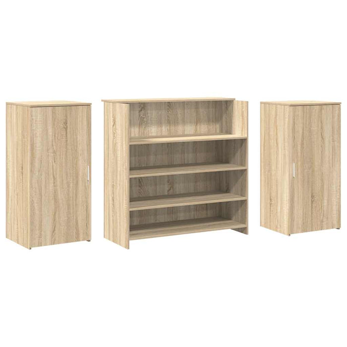 Birou de recepție Stejar Sonoma 200x50x103,5 cm Lemn prelucrat - WALTI WALTI