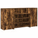 Birou de recepție stejar afumat 200x50x103,5 cm lemn prelucrat - WALTI WALTI
