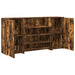 Birou de recepție stejar afumat 200x50x103,5 cm lemn prelucrat - WALTI WALTI