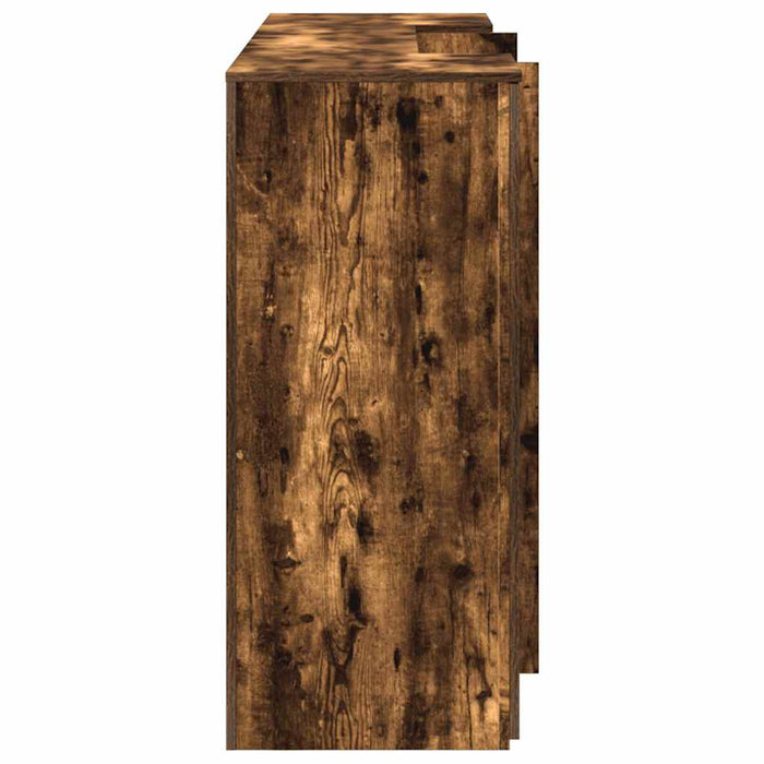 Birou de recepție stejar afumat 200x50x103,5 cm lemn prelucrat - WALTI WALTI