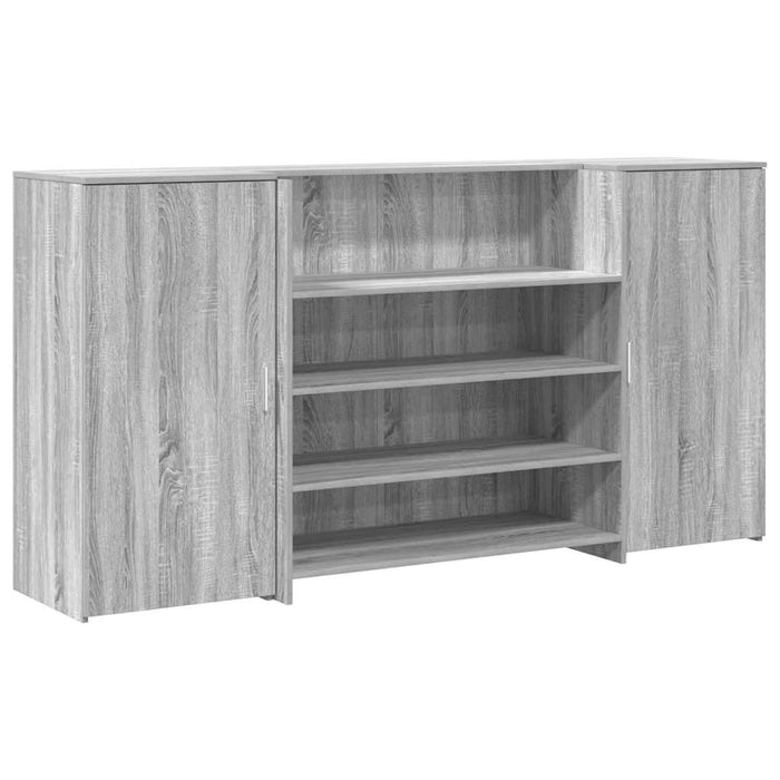 Birou de recepție Gri Sonoma 200x50x103,5 cm Lemn prelucrat WALTI