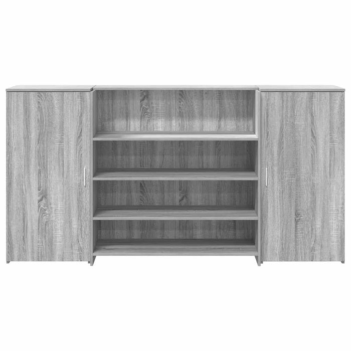 Birou de recepție Gri Sonoma 200x50x103,5 cm Lemn prelucrat WALTI