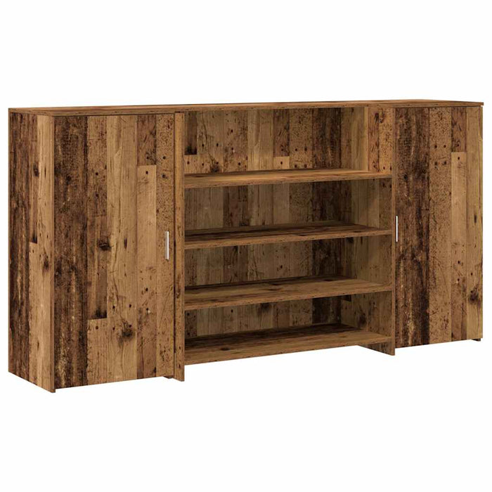 Birou de recepție Lemn vechi 200x50x103,5 cm Lemn prelucrat - WALTI WALTI