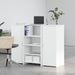 Birou de recepție alb 135x50x103,5 cm din lemn prelucrat - WALTI WALTI