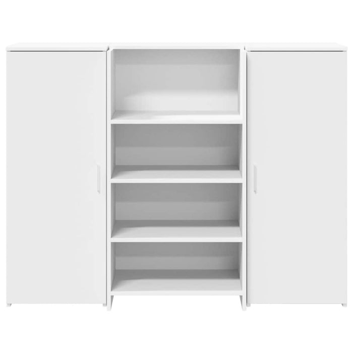 Birou de recepție alb 135x50x103,5 cm din lemn prelucrat - WALTI WALTI